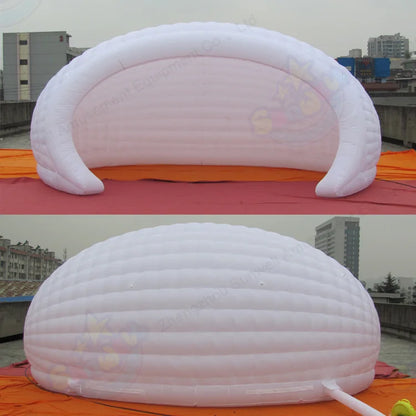 Inflatable Tent Half Moon LED Light Party Decoration