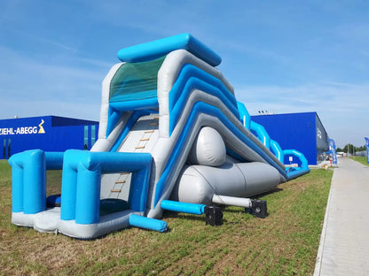 Inflatable Snow Slide Portable Tubing Lane Outdoor Fun