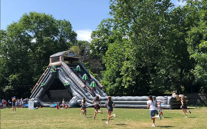 Inflatable Snow Tubing Slide for Winter Fun