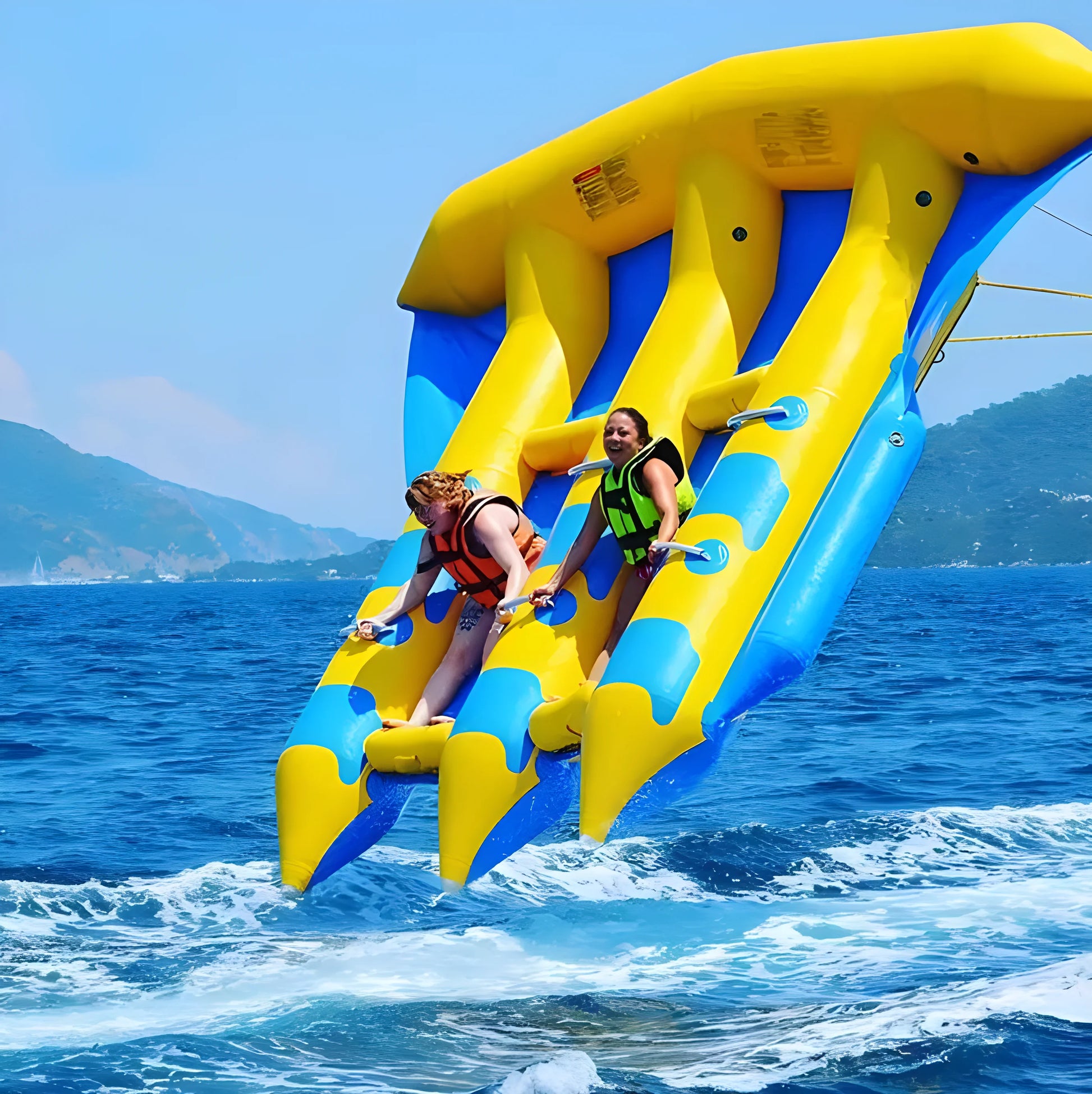 Towable Flying Manta Ray Inflatable Flyfish Tube 6 Person