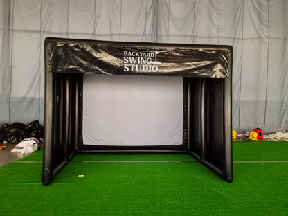 Inflatable Golf Enclosure Practice Tent Portable Indoor Outdoor