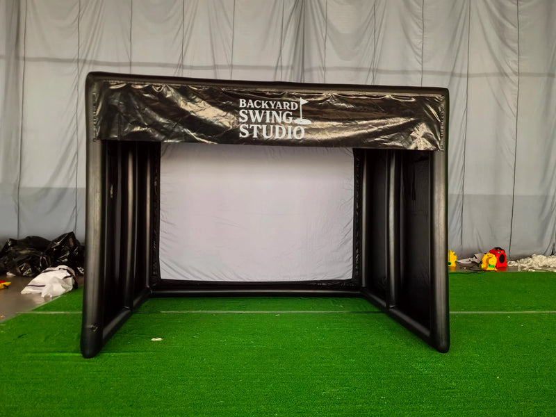 Inflatable Golf Enclosure Practice Tent Portable Indoor Outdoor