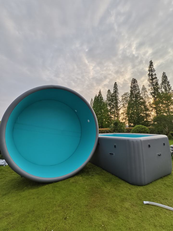 Round Shape Inflatable Swimming Pool for Backyard