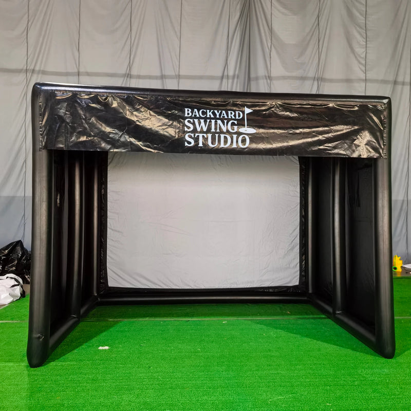 Inflatable Golf Enclosure Practice Tent Portable Indoor Outdoor