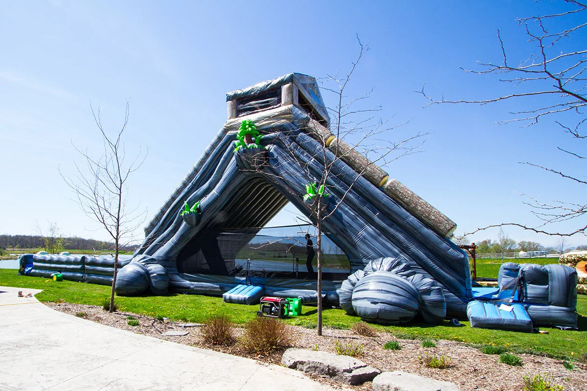 Inflatable Snow Tubing Slide for Winter Fun