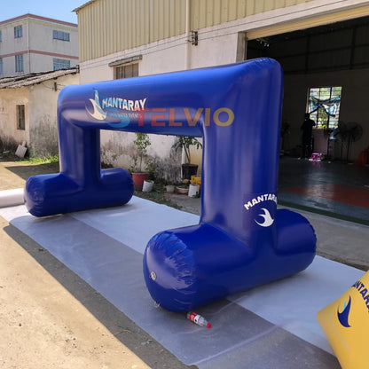 Inflatable Arch Floating Waterproof Start Finish Swimathon Entrance