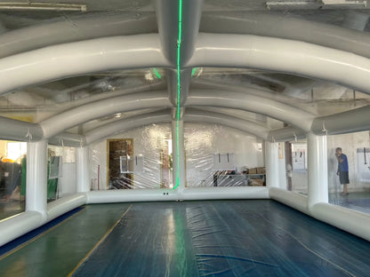 Clear Airtight Inflatable Swimming Pool Cover Tent Water Dome