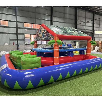 Inflatable Popup Pool Bar Commercial Colorful Outdoor Parties