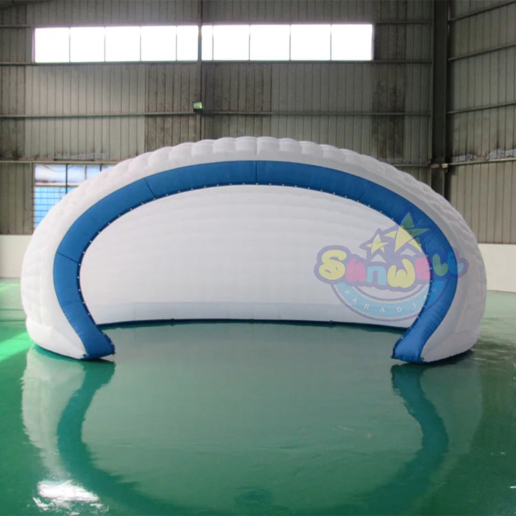 Inflatable Tent Half Moon LED Light Party Decoration