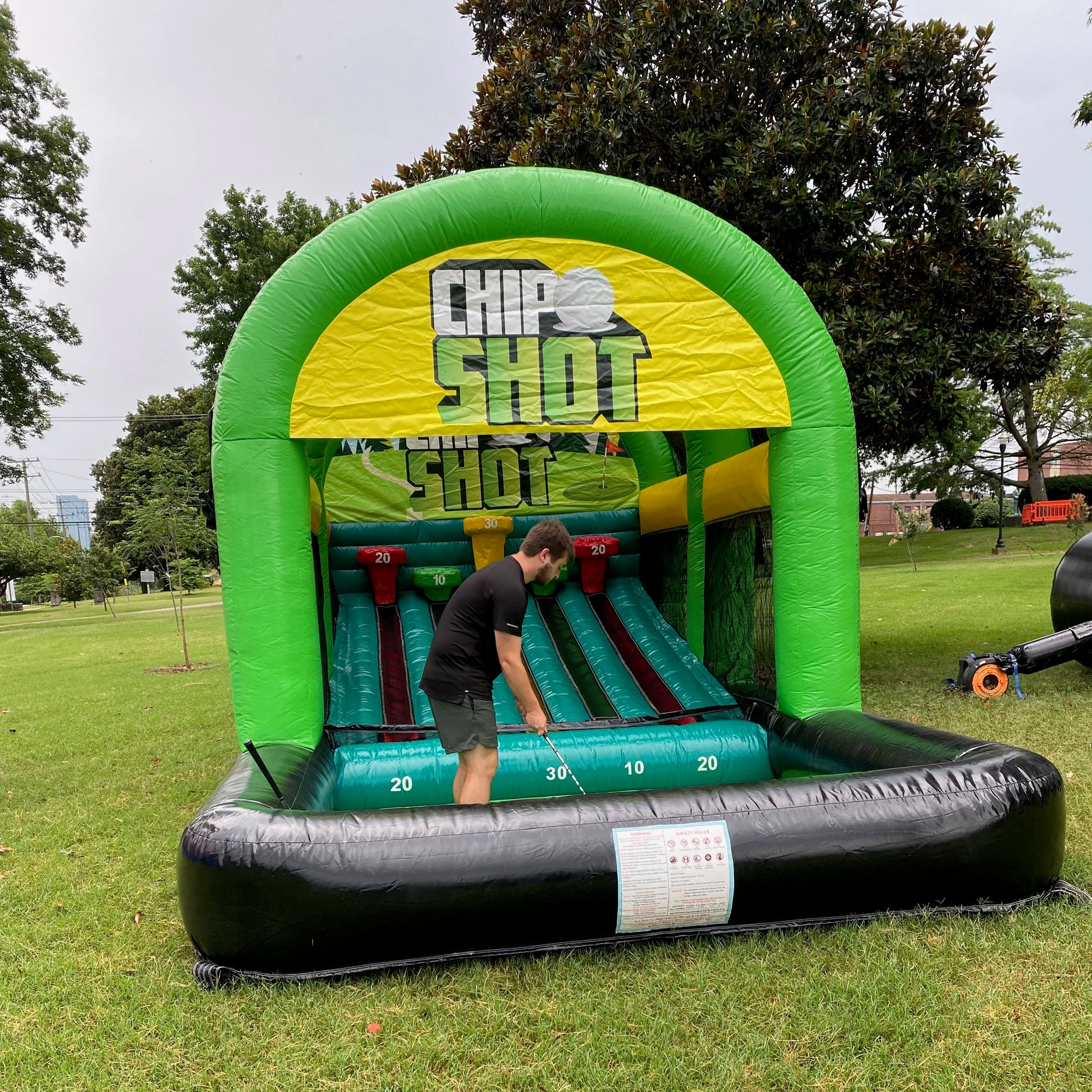 Inflatable Chip Shot Golf Target Game for Event Rentals