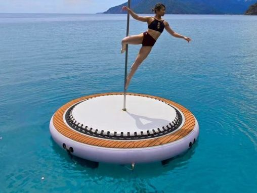 Inflatable Floating Dance Pole Platform for Water Events