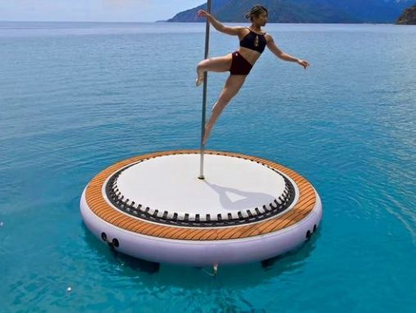 Inflatable Floating Dance Pole Platform for Water Events