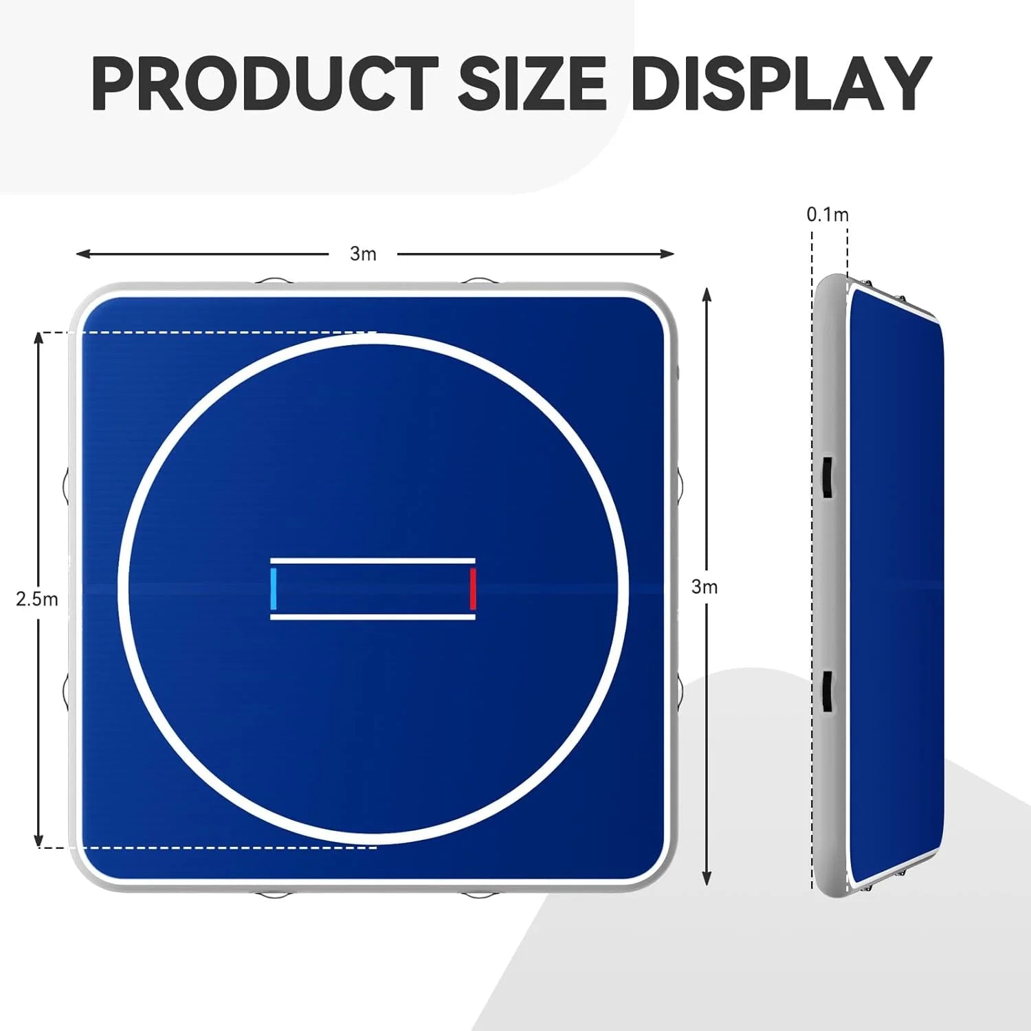 Inflatable Wrestling Mat PVC Durable Jiu Jitsu Judo