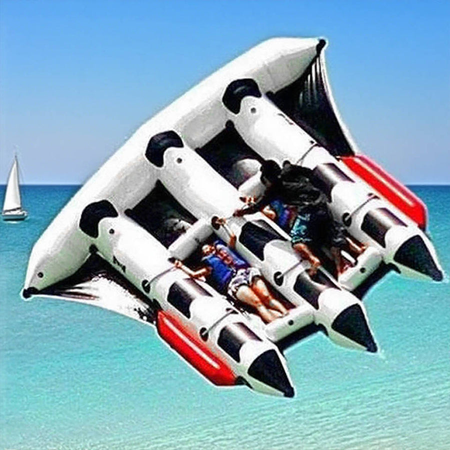 Towable Flying Manta Ray Inflatable Flyfish Tube 6 Person