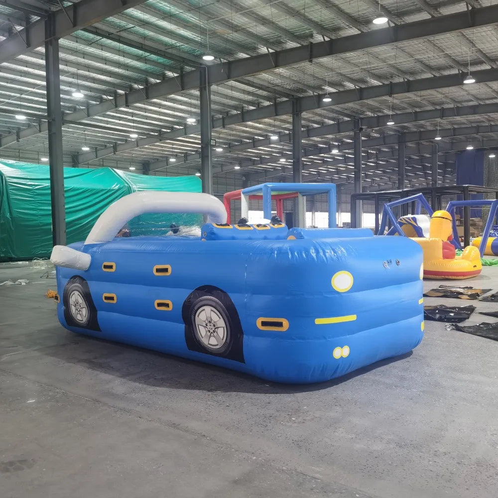 Inflatable Water Park Car Commercial PVC Pool Attraction