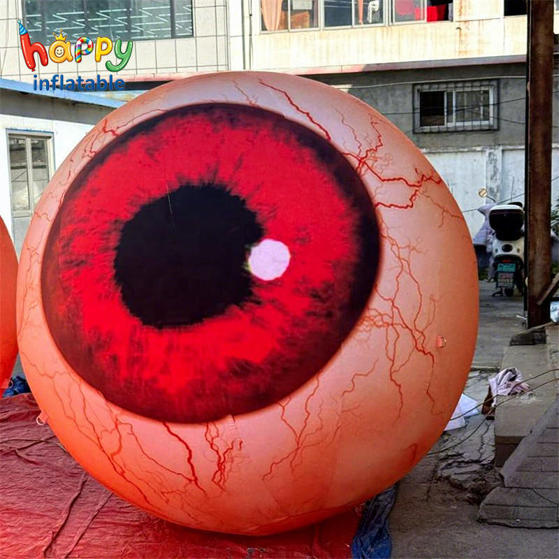 Giant Inflatable Bloody Eyeball Decor for Haunted Events