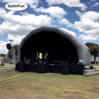 Inflatable Stage Tent Custom Print Outdoor Concerts