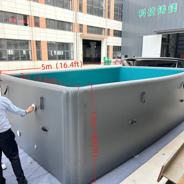 Commercial Rectangle Inflatable Swimming Pool with Pump