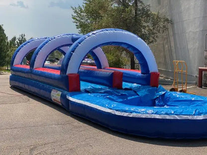Inflatable Slip N Slide Combo with Pool for Backyard Fun