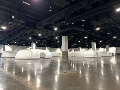 Portable Inflatable Tent with LED Light Indoor Office Pod