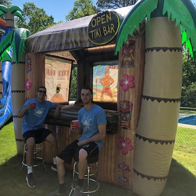 Inflatable Tiki Beach Bar Tent for Outdoor Events