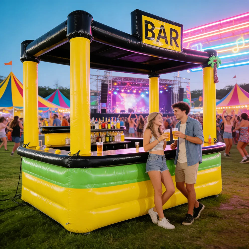 Inflatable Pool Bar Backyard Floating Portable Outdoor Parties