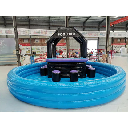 Commercial Inflatable Pool Bar 500kg Capacity Outdoor Entertainment