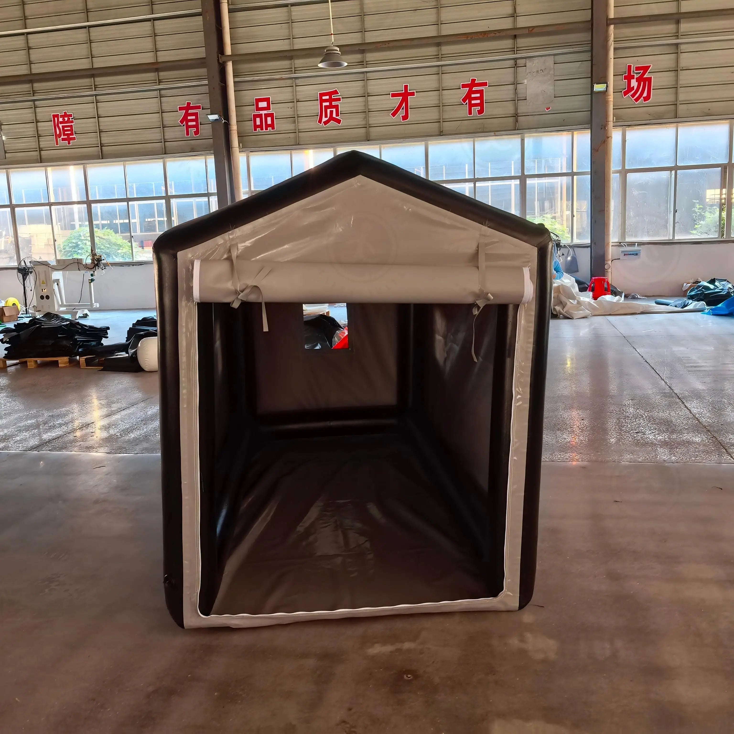 Inflatable Motorcycle Capsule Waterproof Easy Install Parking Shelter