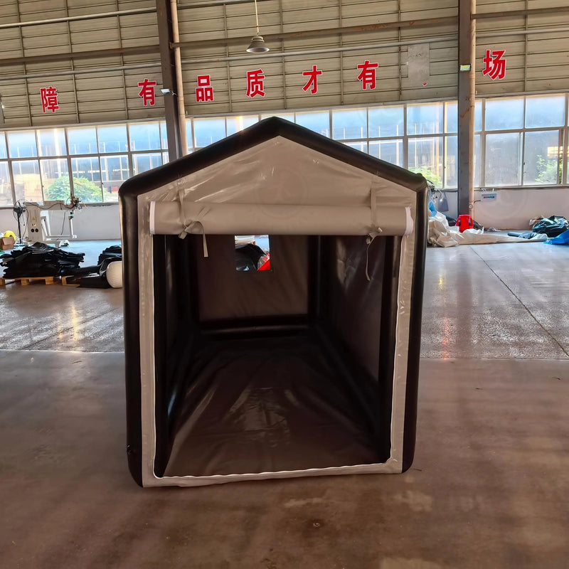 Inflatable Motorcycle Capsule Waterproof Easy Install Parking Shelter