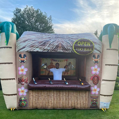 Aufblasbares Tiki-Strandbarzelt für Outdoor-Events