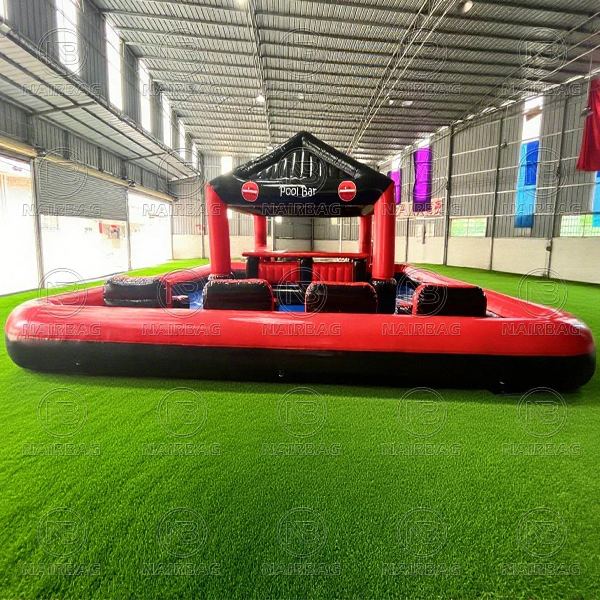 Inflatable Pool Bar Floating Platform Commercial Resorts