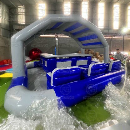 Inflatable Pool Bar Tent With Awning Backyard Events