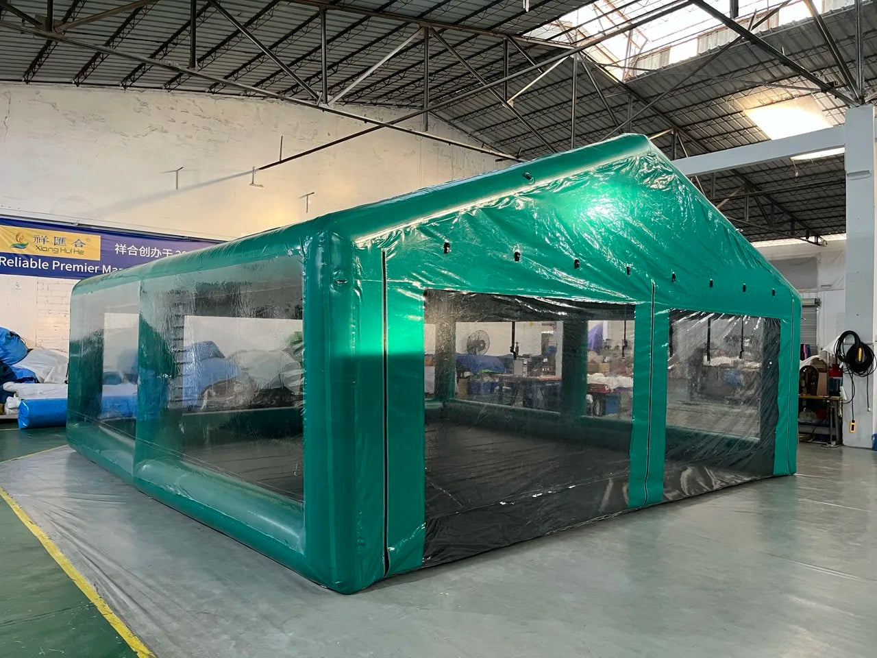 Portable Inflatable Car Tent PVC Shelter 21.5 FT