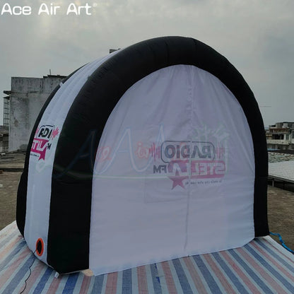 Inflatable DJ Booth Bar Portable Lighted Nightclub Events