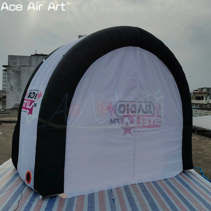 Inflatable DJ Booth Bar Portable Lighted Nightclub Events