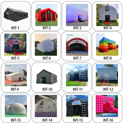 Inflatable DJ Booth Nightclub Tent LED Waterproof Events