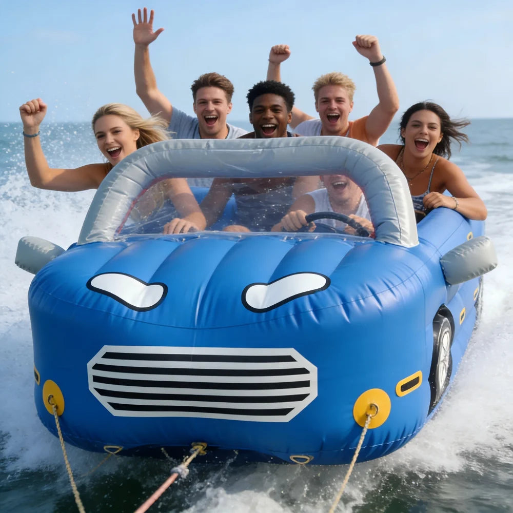 Inflatable Water Park Car Commercial PVC Pool Attraction