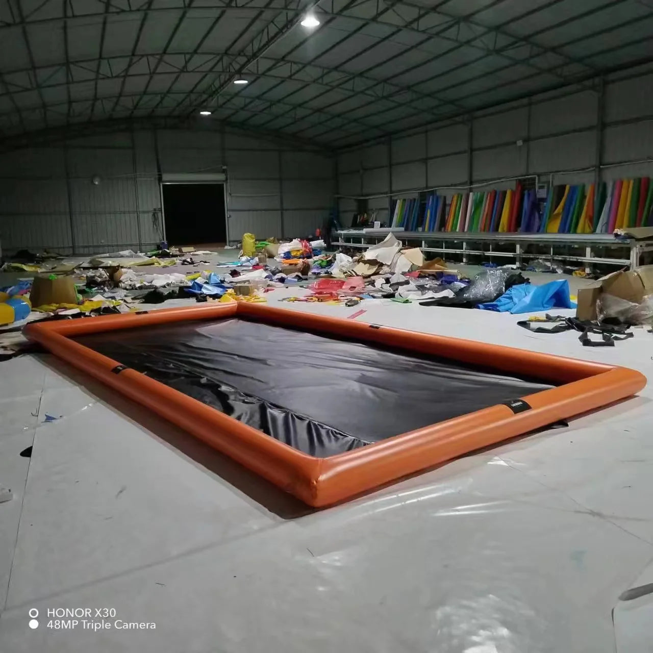 Inflatable Car Wash Mat Portable Water Containment
