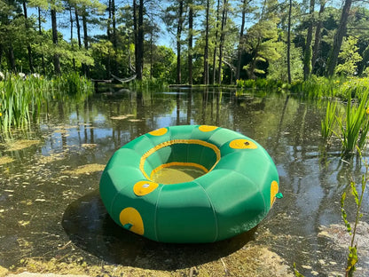Pool Party Inflatable Floating Bladder PVC Water Inflatable Trampoline Inflated Floating Trampoline Bed for Water Leisure