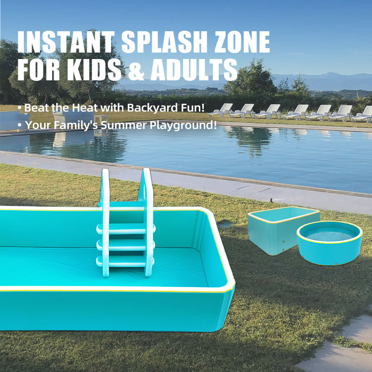 Commercial Inflatable Rectangle Swimming Pool for Outdoor Events
