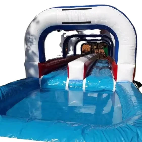 Tobogán Hinchable Deslizante con Piscina para Diversión en el Jardín