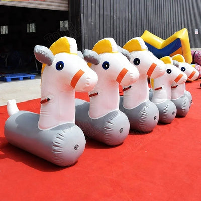 Inflatable Hop Racing Hopping Horse Toy for Events