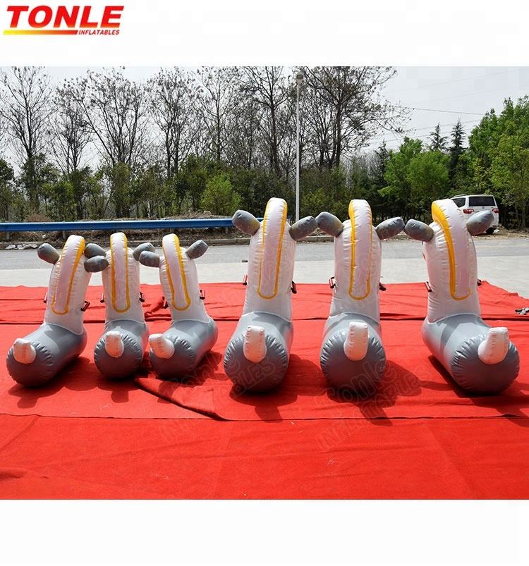 Inflatable Hop Racing Hopping Horse Toy for Events