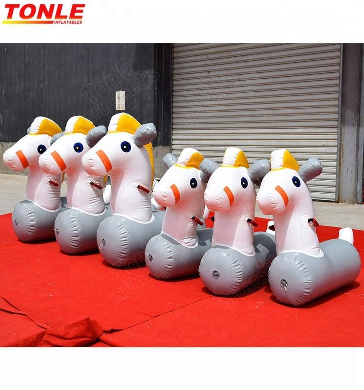 Inflatable Hop Racing Hopping Horse Toy for Events