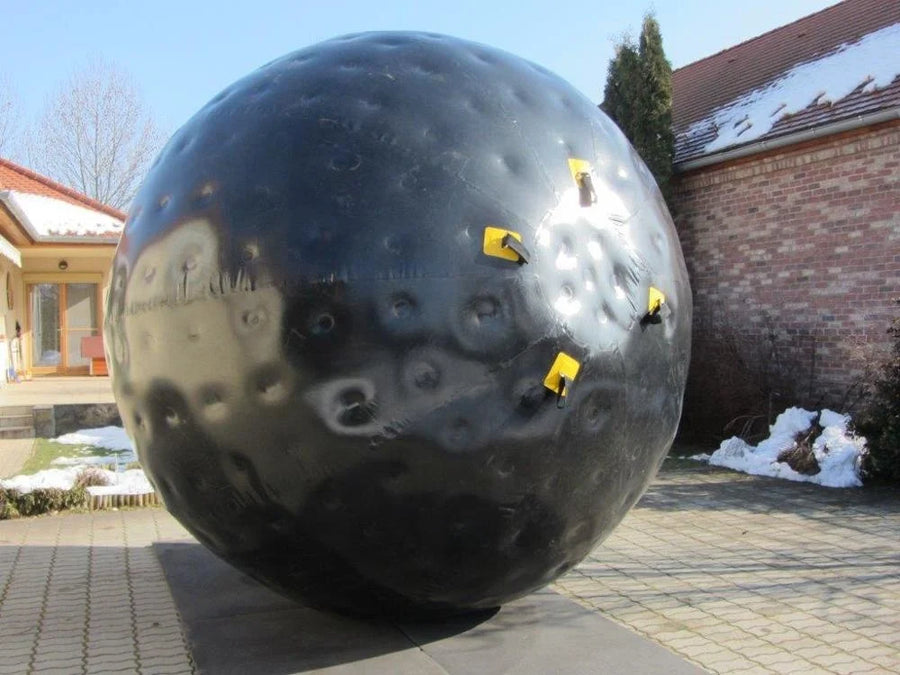 Black Inflatable Zorb Ball for Human Hamster Game