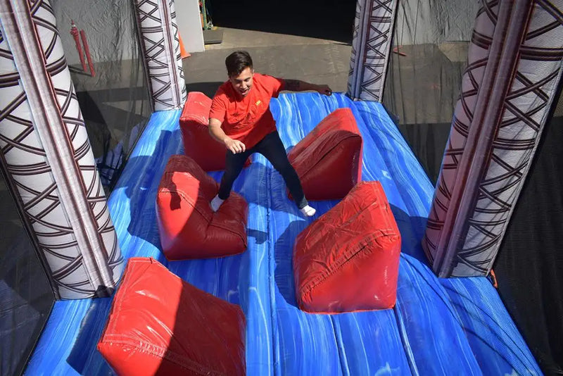Inflatable Obstacle Course for Ninja Warrior Challenge
