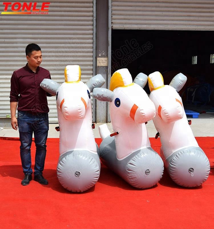 Inflatable Hop Racing Hopping Horse Toy for Events