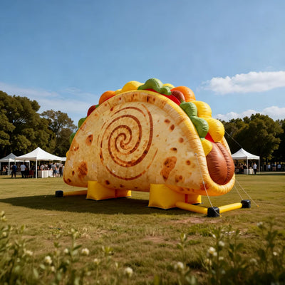 Giant Inflatable Burrito Taco Food Model Balloon for Promotions