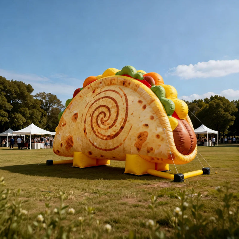 Giant Inflatable Burrito Taco Food Model Balloon for Promotions