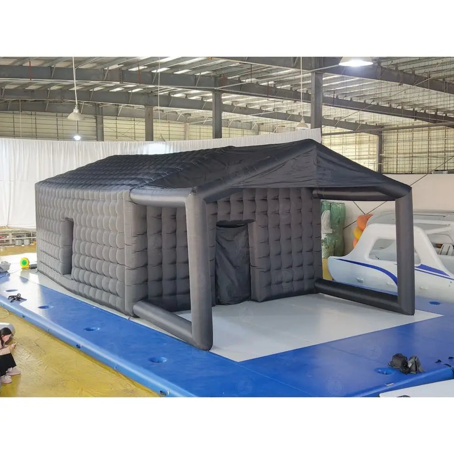 Cabina inflable de discoteca con luces LED para fiestas al aire libre